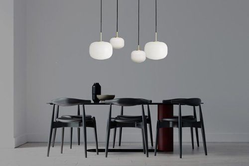 ANTIDARK Cuscino Pendant Small Ø: 15 cm - Glass/Brass