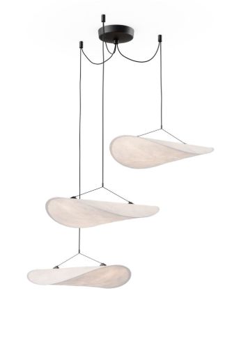 New Works Tense Chandelier Ø: 55 cm - White Tyvek
