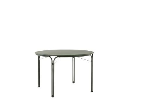 &Tradition Thorvald SC98 Space Copenhagen Outdoor Dining Table Ø: 115 cm - Bronze Green