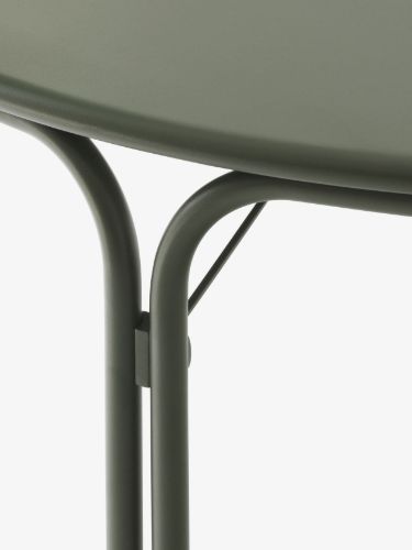 &Tradition Thorvald SC98 Space Copenhagen Outdoor Dining Table Ø: 115 cm - Bronze Green