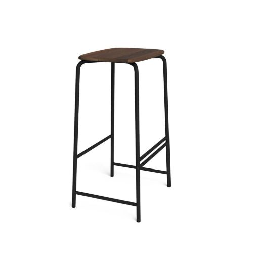 VIA Copenhagen TRAB Barstool H: 65 cm - Røget Eg