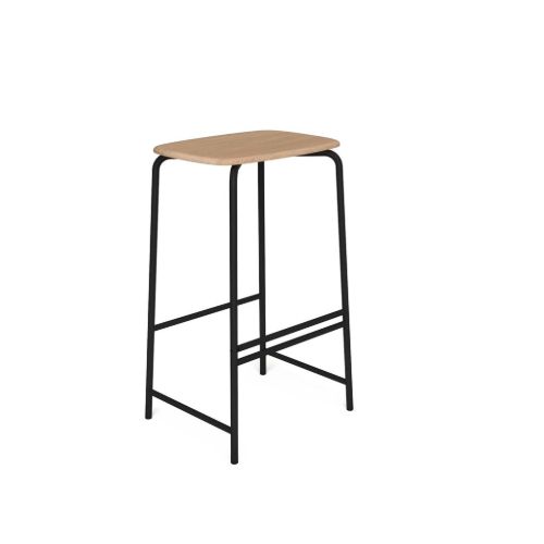 VIA Copenhagen TRAB Barstool H: 65 cm - Hvidolieret Eg
