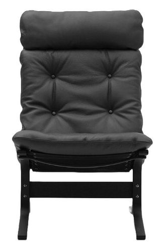 LK Hjelle Siesta Classic Lænestol Høj  - Black/Elmo Rustical Grey