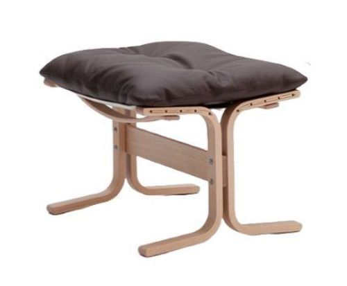 LK Hjelle Siesta Classic Fodskammel H: 45 cm - Nature/Prescott Chestnut