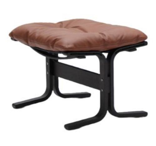 LK Hjelle Siesta Classic Fodskammel H: 45 cm - Black/Prescott Hezelnut
