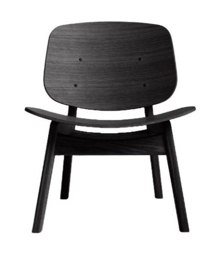 Ro Collection Pandora Lounge  - Black Lacquered Oak
