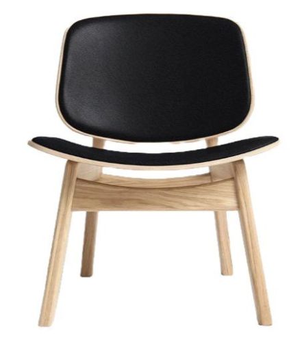 Ro Collection Pandora Lounge Sæde- og Rygpolstret  - Soaped Oak/Standard Black