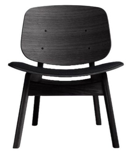Ro Collection Pandora Lounge Sædepolstret  - Black Lacquered Oak/Standard Black