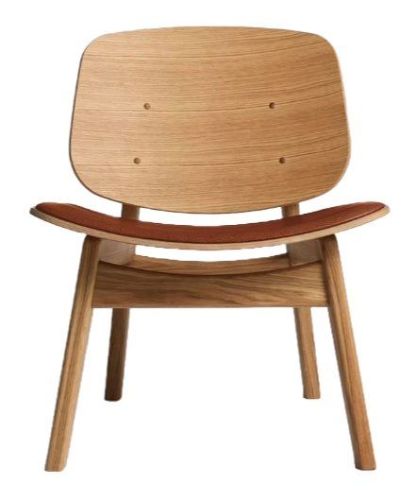 Ro Collection Pandora Lounge Sædepolstret  - Oiled Oak/Standard Calvados