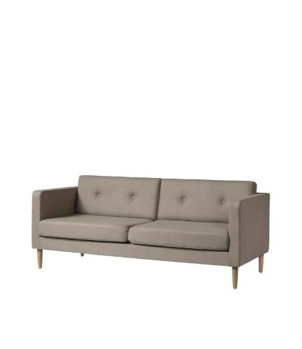 FDB Møbler Firhøj 2,5 Pers Sofa L: 198 cm - MLF26/Lysebrun
