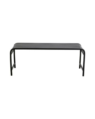 Nordal BRENTA Havebænk L: 122 cm - Sort