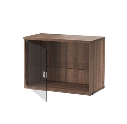 String Furniture Display Cabinet With Swing Glass Door 58x42 cm - Walnut