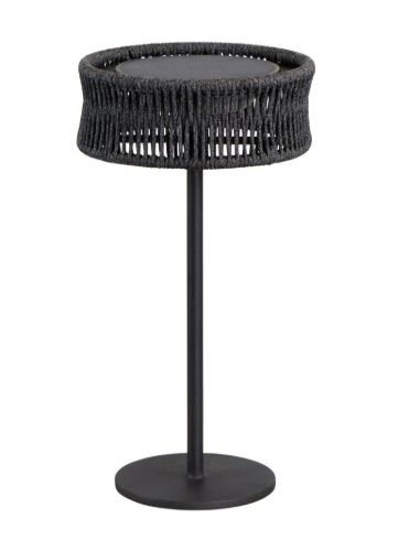 Cane-line Outdoor Illusion Bordlampe Medium H: 43 cm - Lava Grey/Dark Grey
