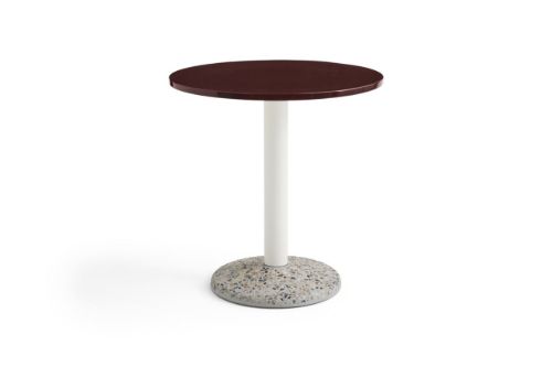 HAY Ceramic Table Ø: 70 cm - Bordeaux