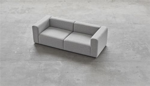 HAY Mags 2,5 Seater Combination 1 L: 228 cm - Hallingdal 116/Black Stained Beech