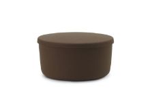Billede af Normann Copenhagen Hide Puf Stor 39x72 cm - Brun