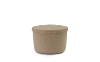 Billede af Normann Copenhagen Hide Puf Lille 39x52,5 cm - Sand