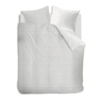 Billede af Auping Casual Squares Sengetøj 240x220 cm - Cream/Dark Blue