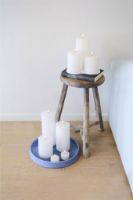 Billede af Sirius Sille Genopladelige LED Stearinlys 10x25 cm - Hvid