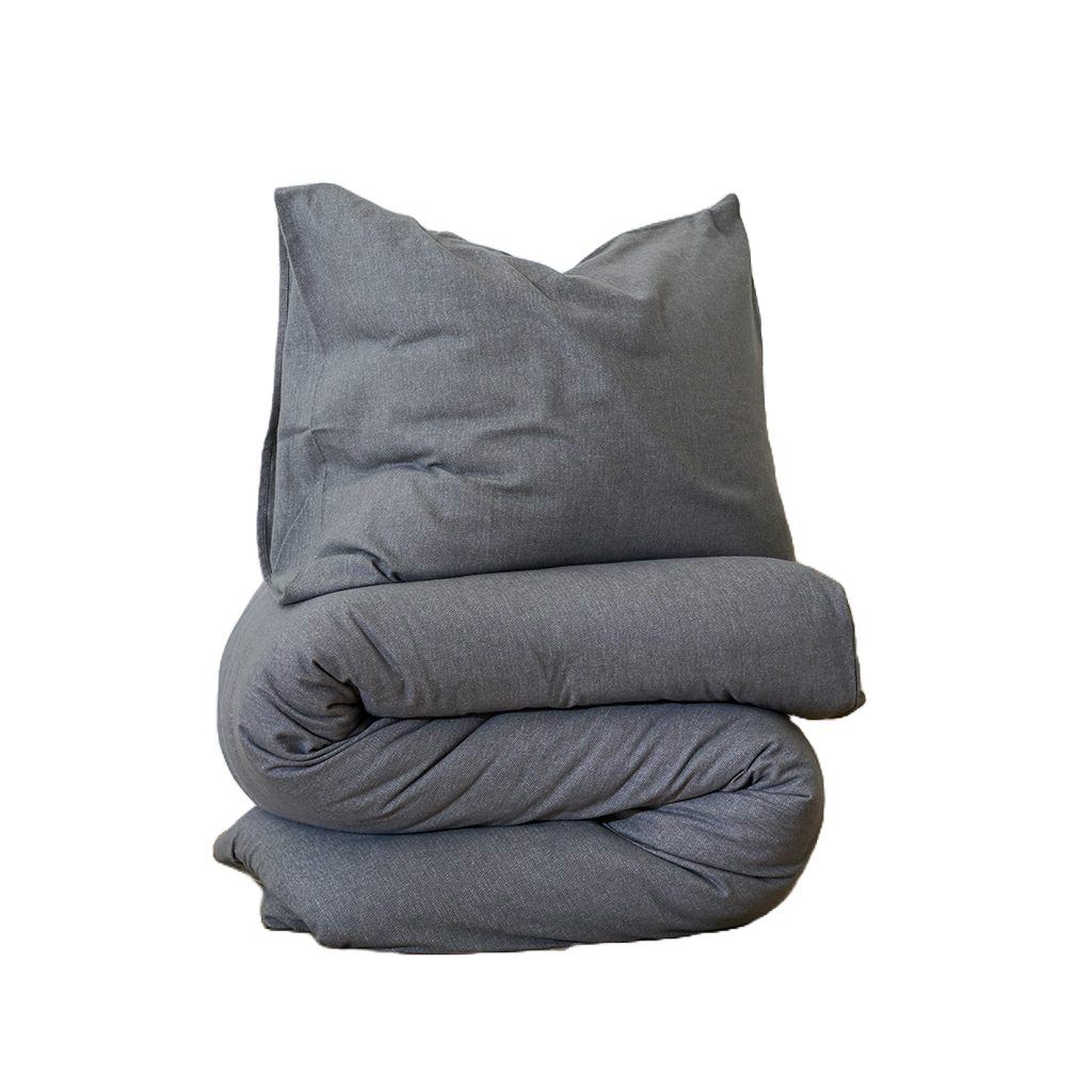 Billede af Auping Flannel Grey Sengetøj 140x200 cm - Grey