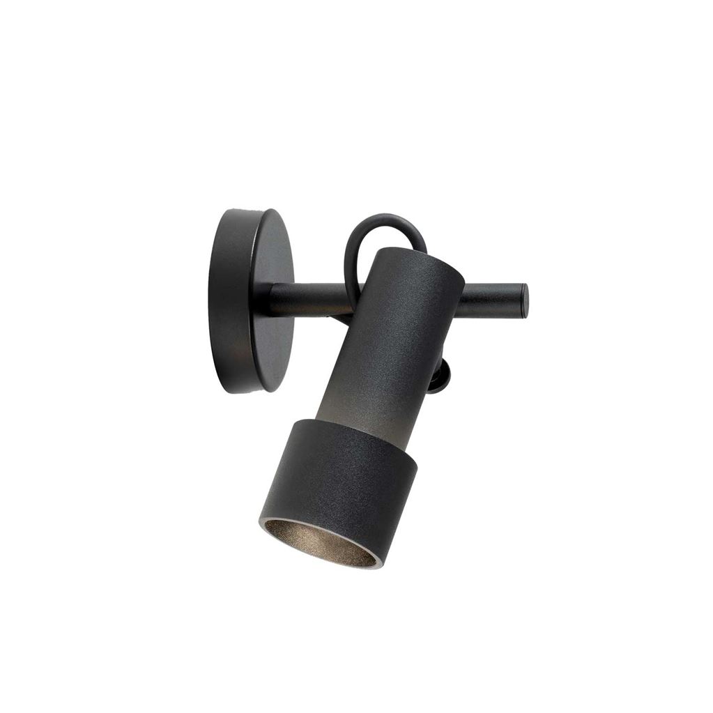 Billede af Lampefeber Palosanto A 5 Udendørs Væglampe Ø: 5,2 cm - Sort