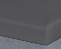 Billede af CPH Living Faconlagen Percale 140x200x30 cm - Mørkegrå