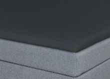 Billede af CPH Living Kuvertlagen Egyptisk Bomuldssatin 140x200x6 cm - Mørkegrå