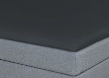 Billede af CPH Living Kuvertlagen Egyptisk Bomuldssatin 90x200x6 cm - Mørkegrå