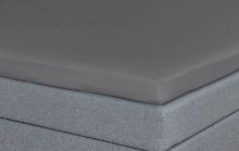 Billede af CPH Living Kuvertlagen Percale 90x200x10 cm - Mørkegrå