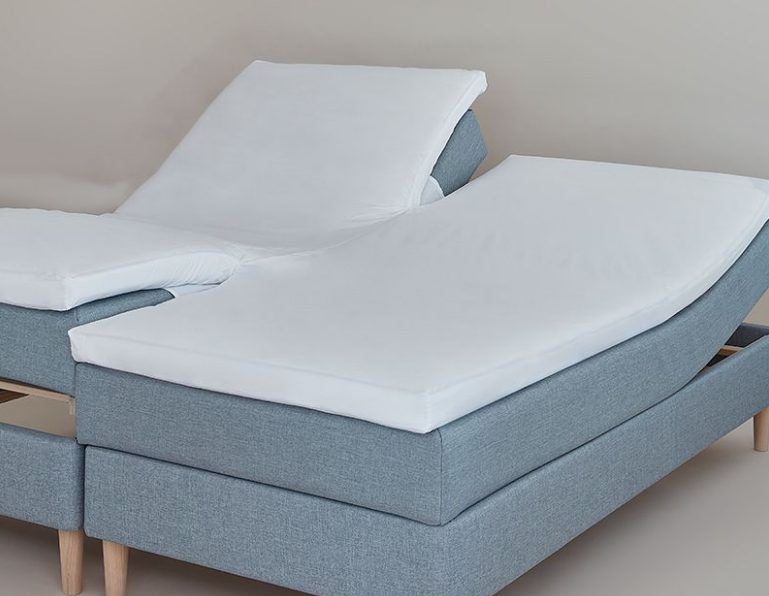 Billede af CPH Living Splitlagen Percale H60 180x200x11 cm - Hvid