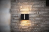 Billede af LOOM Design Ask IP65 Udendørs Væglampe 11,5x16,5 cm - Sort