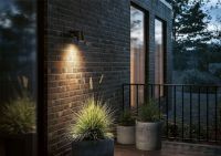 Billede af Lampefeber Stic Udendørs Spotlight Ø: 10 cm - Cool Brun