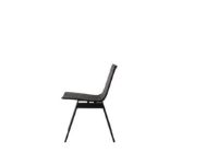 Billede af &Tradition Ville AV33 Andersen & Voll Outdoor Side Chair SH: 46 cm - Warm Black