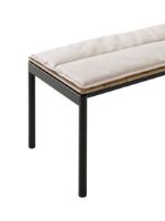 Billede af &Tradition Ville Seat Pad For AV28 Andersen & Voll Outdoor Bench - Sunbrella Heritage Papyrus