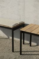Billede af &Tradition Ville Seat Pad For AV28 Andersen & Voll Outdoor Bench - Sunbrella Heritage Papyrus