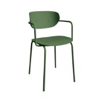 Billede af Hübsch Arch Dining Chair SH: 47 cm - Green  OUTLET