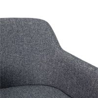 Billede af Hübsch Rest Office Chair SH: 45 cm - Dark Grey  OUTLET