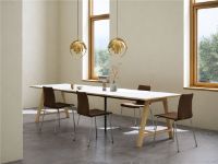 Billede af Andersen Furniture T11 Tillægsplader 2stk 50x95 cm - Hvid Laminat/Eg