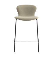 Billede af Bruunmunch PLAYchair Bar LowBack Fully Upholstered SH: 75 cm - Bouclé Crush 50/Black