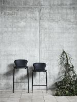 Billede af Bruunmunch PLAYchair Bar LowBack Fully Upholstered SH: 75 cm - Re-Wool 108/Black