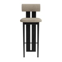 Billede af NORR11 Hippo Bar Chair SH: 75 cm - Black Oak/Barnum 03
