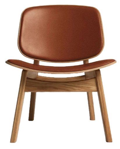 Billede af Ro Collection Pandora Lounge Sædepolstret SH: 39,1 cm - Black Lacquered Oak/Standard Black