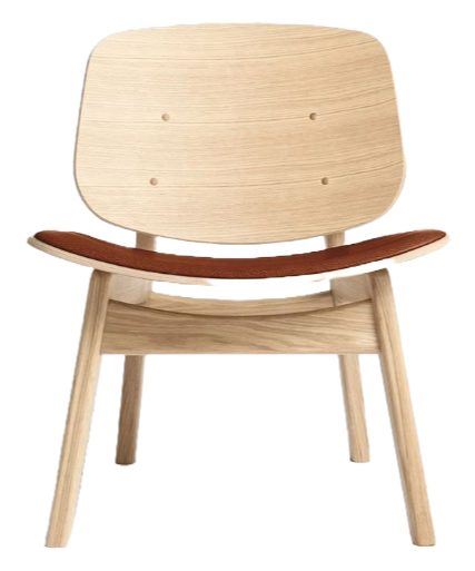 Billede af Ro Collection Pandora Lounge Sædepolstret SH: 39,1 cm - Soaped Oak/Standard Calvados