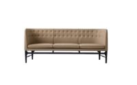 Billede af &Tradition AJ5 Mayor 3 Pers. Sofa L: 200cm - Brun/Sortlakeret Eg 