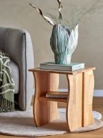 Billede af Bloomingville Bark Taburet H: 45,5 cm - Gummitræ