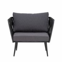 Billede af Bloomingville Pavone Loungestol SH: 40 cm - Sort