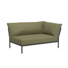 Billede af HOUE Level 2 Corner Lounge Sofa Right 139x92,5 cm - Dark Grey/Leaf 