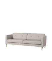 Billede af FDB Møbler Firhøj 3 Pers Sofa L: 228 cm - Prada/Beige
