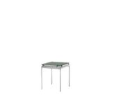 Billede af &Tradition Sett LN11 Side Table 40x40 cm - Dark Chrome Frame/Verde Guatemala Marble