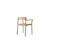 Billede af &Tradition Betty TK9 Armchair SH: 46 cm - Lacquered Oak/Natural Webbing